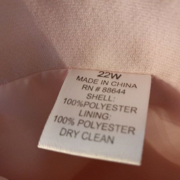 Emily Light Pink Jacket with Skirt - Picture 9 of 9